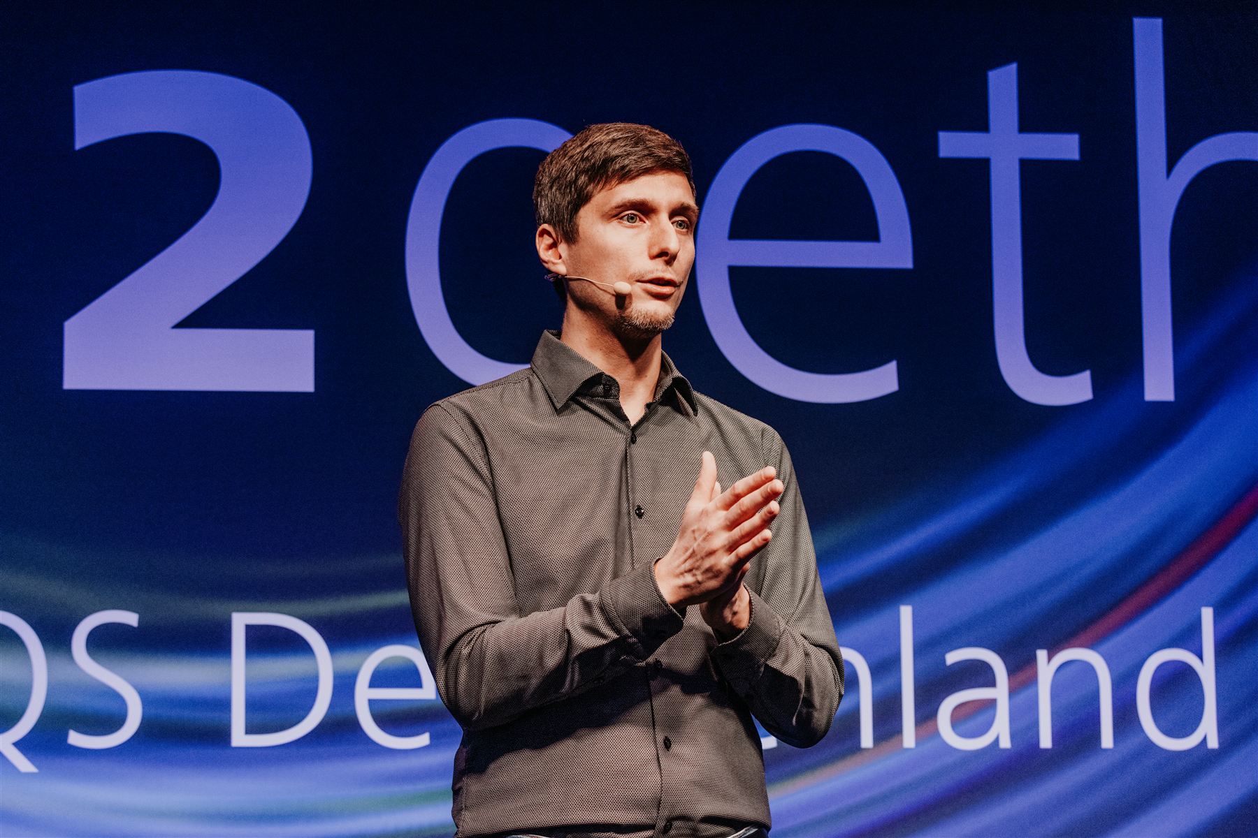 Peter Strohm bei einer Keynote